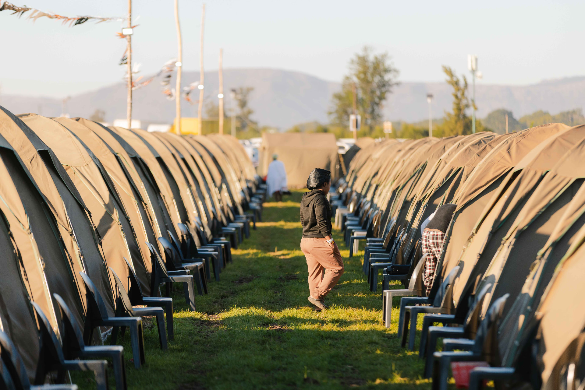 Canvas Dome Tent for glamping in Gauteng